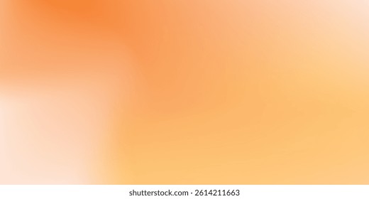 Beautiful Autumn Background Template, Orange and cream gradation color artwork. Blurred minimal orange gradient concept.
