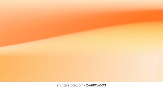 Beautiful Autumn Background Template, Orange and cream gradation color artwork. Blurred minimal orange gradient. Perfect for autumn or fall, thanksgiving, halloween designs. Cozy orange backdrop.