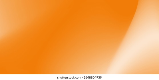 Beautiful Autumn Background Template. Orange and cream gradation color artwork. Blurred minimal orange gradient. Perfect for autumn or fall, thanksgiving, Halloween designs. Cozy orange backdrop. 
