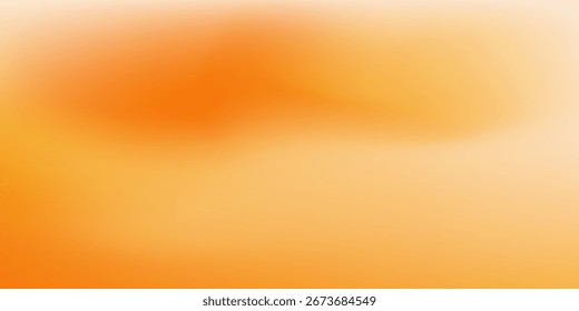 Modelo de fundo de outono bonito, laranja e creme gradação cor arte. Gradiente laranja mínimo desfocado. Perfeito para outono ou outono, Ação de Graças, projetos de halloween. Fundo laranja aconchegante.
