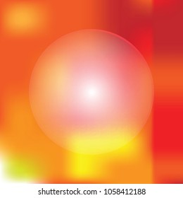Beautiful Autumn Gradient Mesh Background. Sunny orange and yellow colors. Vector illustration eps10.