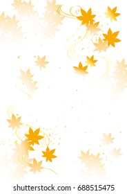 Beautiful autumn leaves in autumn