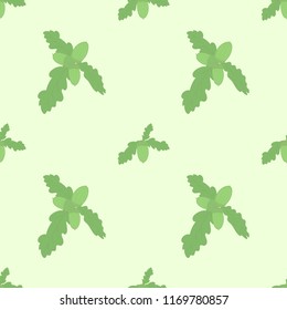 beautiful autumn seamless pattern with acorns