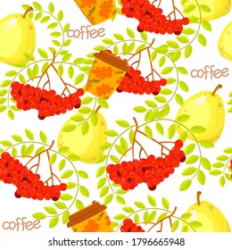
beautiful autumn seamless patterns, doodles. 