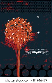 beautiful autumn tree background