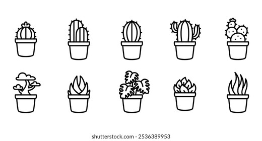 Beautiful awesome Plant Design Icons
