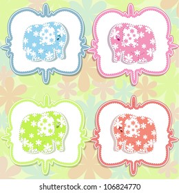 A beautiful baby card