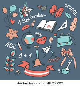 beautiful back to school pattern