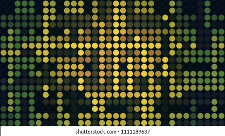 beautiful backdrop of small glowing circles. Modern fashionable background.