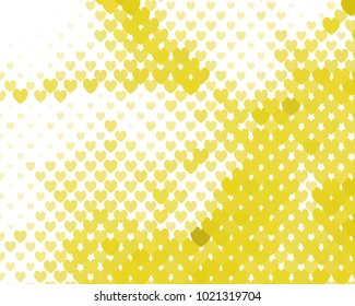 Beautiful background with an abstract pattern of hearts. The layout for greeting cards, Valentine Day cards, labels, tags, banners, flyers, ads. Vector clip art.