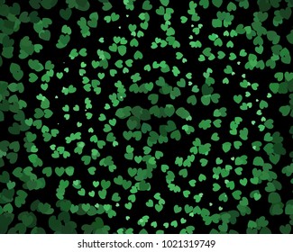Beautiful background with an abstract pattern of hearts. The layout for greeting cards, Valentine Day cards, labels, tags, banners, flyers, ads. Vector clip art.