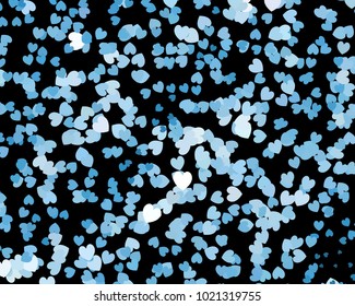 Beautiful background with an abstract pattern of hearts. The layout for greeting cards, Valentine Day cards, labels, tags, banners, flyers, ads. Vector clip art.