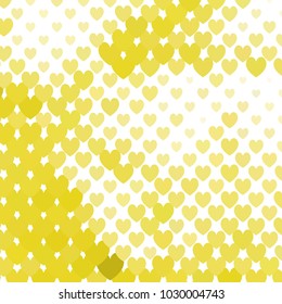 Beautiful background with an abstract pattern of hearts. The layout for greeting cards, Valentine Day cards, labels, tags, banners, flyers, ads. Vector clip art.