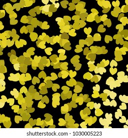 Beautiful background with an abstract pattern of hearts. The layout for greeting cards, Valentine Day cards, labels, tags, banners, flyers, ads. Vector clip art.