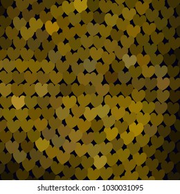 Beautiful background with an abstract pattern of hearts. The layout for greeting cards, Valentine Day cards, labels, tags, banners, flyers, ads. Vector clip art.
