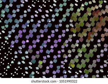 Beautiful background with an abstract pattern of hearts. Design element for greeting cards, book covers, title backgrounds. Vector clip art.