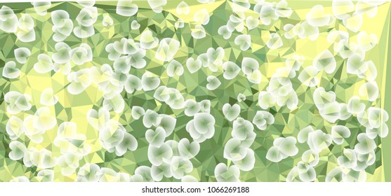 Beautiful background with an abstract pattern of hearts. Design element for greeting cards, book covers, title backgrounds. Vector clip art.