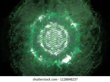 Beautiful background with an abstract pattern of hearts. Design element for greeting cards, book covers, title backgrounds. Vector clip art.