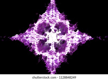 Beautiful background with an abstract pattern of hearts. Design element for greeting cards, book covers, title backgrounds. Vector clip art.