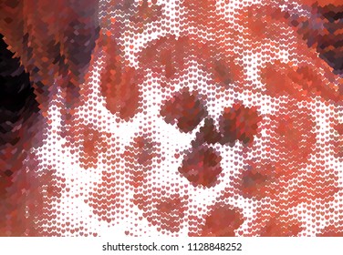 Beautiful background with an abstract pattern of hearts. Design element for greeting cards, book covers, title backgrounds. Vector clip art.