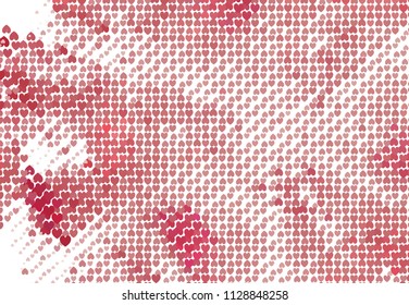 Beautiful background with an abstract pattern of hearts. Design element for greeting cards, book covers, title backgrounds. Vector clip art.