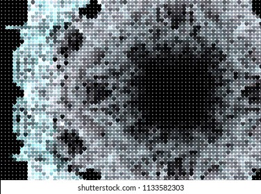 Beautiful background with an abstract pattern of hearts. Design element for greeting cards, book covers, title backgrounds. Vector clip art.