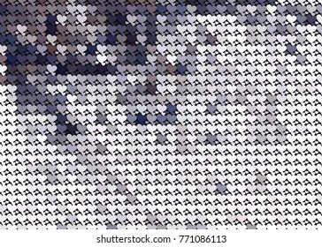 Beautiful background with an abstract pattern of hearts. Design element for greeting cards, book covers, title backgrounds. Vector clip art.