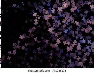 Beautiful background with an abstract pattern of hearts. Design element for greeting cards, book covers, title backgrounds. Vector clip art.