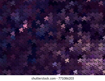 Beautiful background with an abstract pattern of hearts. Design element for greeting cards, book covers, title backgrounds. Vector clip art.