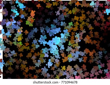 Beautiful background with an abstract pattern of hearts. Design element for greeting cards, book covers, title backgrounds. Vector clip art.
