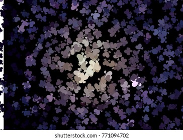 Beautiful background with an abstract pattern of hearts. Design element for greeting cards, book covers, title backgrounds. Vector clip art.