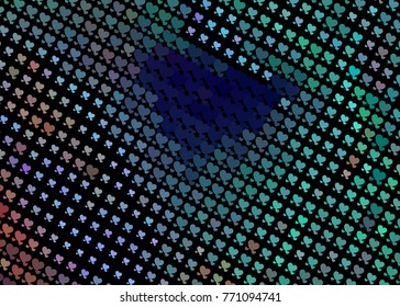 Beautiful background with an abstract pattern of hearts. Design element for greeting cards, book covers, title backgrounds. Vector clip art.