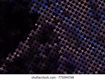 Beautiful background with an abstract pattern of hearts. Design element for greeting cards, book covers, title backgrounds. Vector clip art.