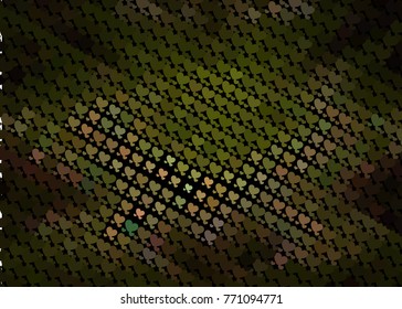 Beautiful background with an abstract pattern of hearts. Design element for greeting cards, book covers, title backgrounds. Vector clip art.