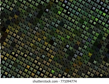 Beautiful background with an abstract pattern of hearts. Design element for greeting cards, book covers, title backgrounds. Vector clip art.