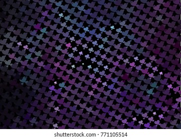 Beautiful background with an abstract pattern of hearts. Design element for greeting cards, book covers, title backgrounds. Vector clip art.