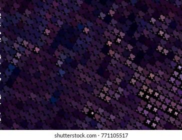 Beautiful background with an abstract pattern of hearts. Design element for greeting cards, book covers, title backgrounds. Vector clip art.