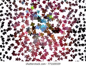 Beautiful background with an abstract pattern of hearts. Design element for greeting cards, book covers, title backgrounds. Vector clip art.