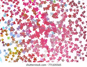 Beautiful background with an abstract pattern of hearts. Design element for greeting cards, book covers, title backgrounds. Vector clip art.