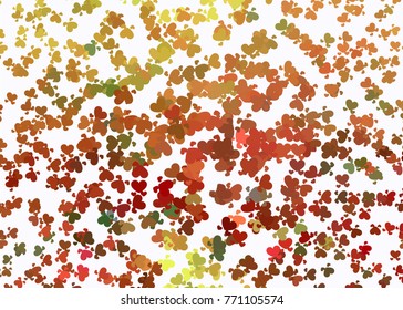 Beautiful background with an abstract pattern of hearts. Design element for greeting cards, book covers, title backgrounds. Vector clip art.