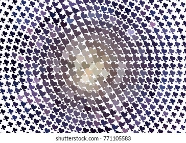 Beautiful background with an abstract pattern of hearts. Design element for greeting cards, book covers, title backgrounds. Vector clip art.