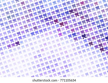 Beautiful background with an abstract pattern of hearts. Design element for greeting cards, book covers, title backgrounds. Vector clip art.