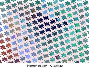 Beautiful background with an abstract pattern of hearts. Design element for greeting cards, book covers, title backgrounds. Vector clip art.