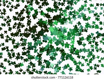 Beautiful background with an abstract pattern of hearts. Design element for greeting cards, book covers, title backgrounds. Vector clip art.