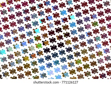Beautiful background with an abstract pattern of hearts. Design element for greeting cards, book covers, title backgrounds. Vector clip art.