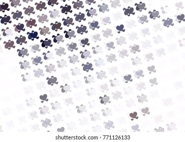 Beautiful background with an abstract pattern of hearts. Design element for greeting cards, book covers, title backgrounds. Vector clip art.