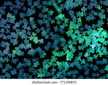 Beautiful background with an abstract pattern of hearts. Design element for greeting cards, book covers, title backgrounds. Vector clip art.