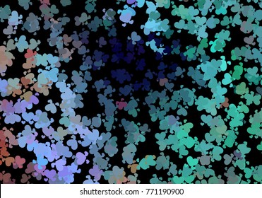 Beautiful background with an abstract pattern of hearts. Design element for greeting cards, book covers, title backgrounds. Vector clip art.
