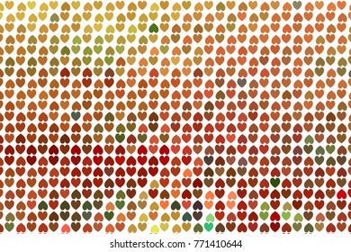 Beautiful background with an abstract pattern of hearts. Design element for greeting cards, book covers, title backgrounds. Vector clip art.