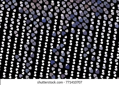 Beautiful background with an abstract pattern of hearts. Design element for greeting cards, book covers, title backgrounds. Vector clip art.